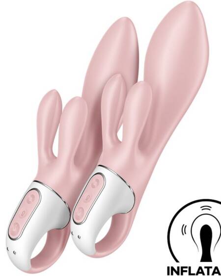 SATISFYER - AIR PUMP BUNNY 3 AUFBLASBARER KANINCHENVIBRATOR ROSA