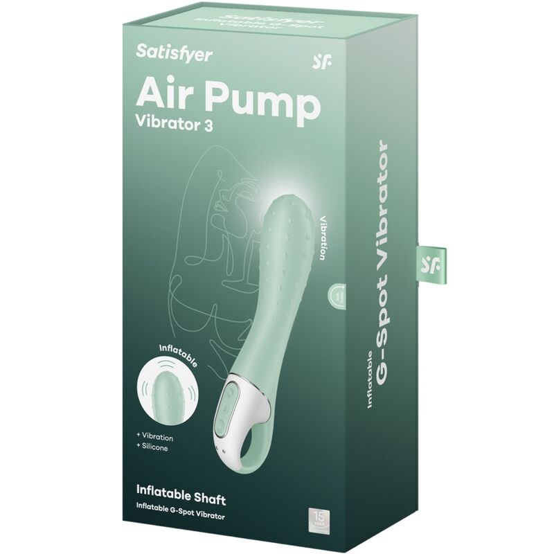 SATISFYER - AIR PUMP VIBRATOR 3 AUFBLASBARER G-PUNKT MINT – Bild 6