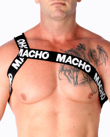 MACHO - RÖMISCHES GESCHIRR WEISS L/XL