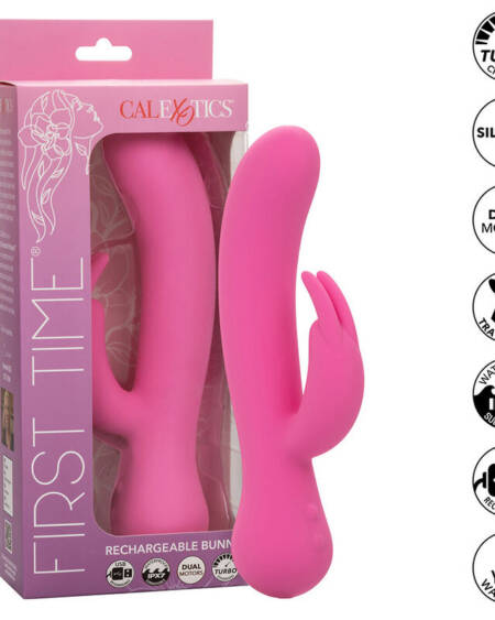 CALEXOTICS - FIRST TIME VIBRATOR RABBIT WIEDERAUFLADBAR ROSA