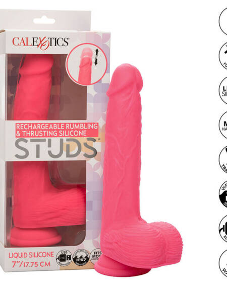 CALEXOTICS - STUDS REALISTISCHER VIBRATOR 10 VIBRATIONEN ROSA