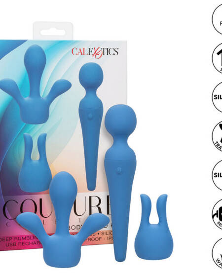 CALEXOTICS - COUTURE KIT VIBRATORSTAB 10 VIBRATIONEN BLAU