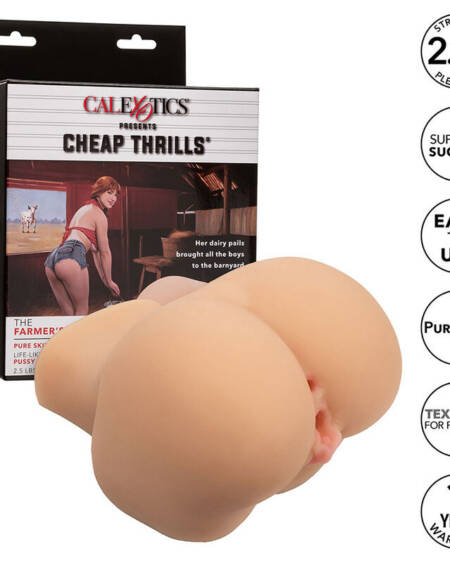 CALEXOTICS - THE FARMERS DAUGHTER DOPPELT REALISTISCHER MASTURBATOR, FLEISCH