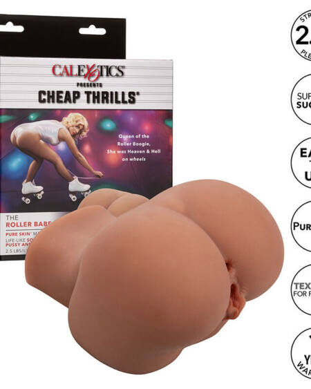 CALEXOTICS - THE ROLLER BABE DOPPELT REALISTISCHER MASTURBATOR, FLEISCH