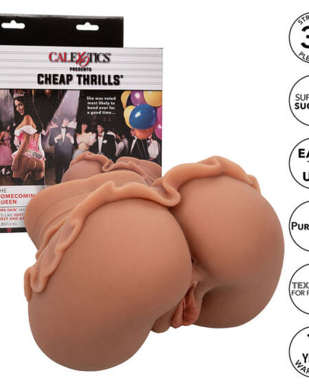 CALEXOTICS - THE HOMECOMING QUEEN DOPPELT REALISTISCHER MASTURBATOR KARAMELL