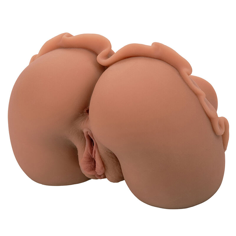 CALEXOTICS - THE HOMECOMING QUEEN DOPPELT REALISTISCHER MASTURBATOR KARAMELL – Bild 2