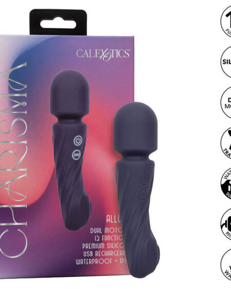 CALEXOTICS - CHARISMA ALLURE MASSAGER DOPPELMOTOR 12 FUNKTIONEN 17,25 CM X 4,5 CM LILA
