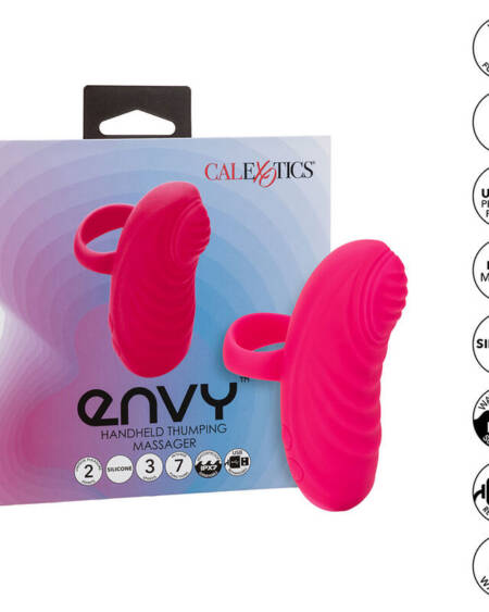 CALEXOTICS - ENVY HANDMASSAGER MIT ROLLBALL, 7 VIBRATIONEN, ROSA