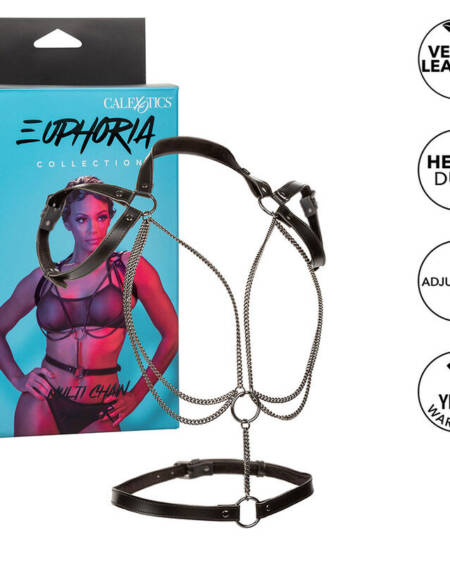 CALEXOTICS - EUPHORIA MULTICHAIN HALTER HARNESS PREMIUM
