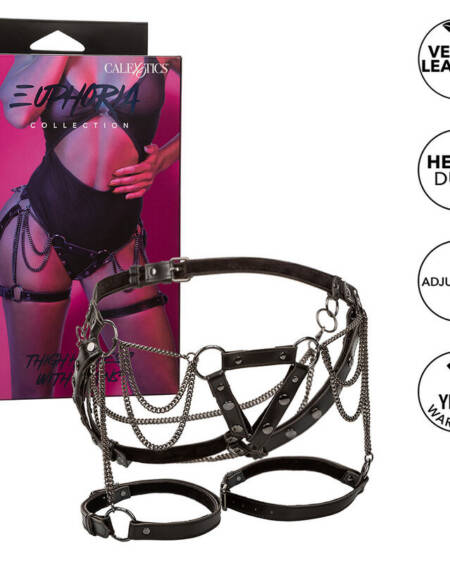 CALEXOTICS - EUPHORIA MULTICHAIN OBERSCHENKELHARNESS PREMIUM