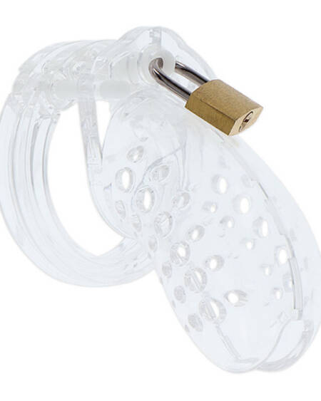 HIDDEN DESIRE - EXTREME KEUSCHHEITSPFERDKÄFIG ACRYL EINSTELLBAR KLAR