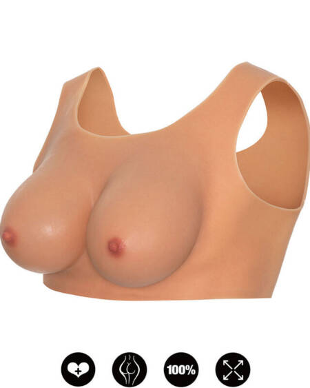 HIDDEN DESIRE - ALTER EGO TRAGBARES BRUST-TOP E-CUP FLESH