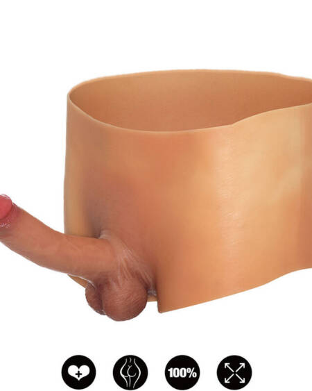 HIDDEN DESIRE - ALTER EGO BOXERSHOT MIT PENIS 18 CM GRÖSSE L