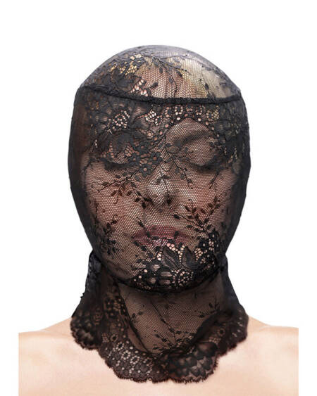 NS NOVELTIES - FETISH & FASHION SPITZENHAUBE SCHWARZ