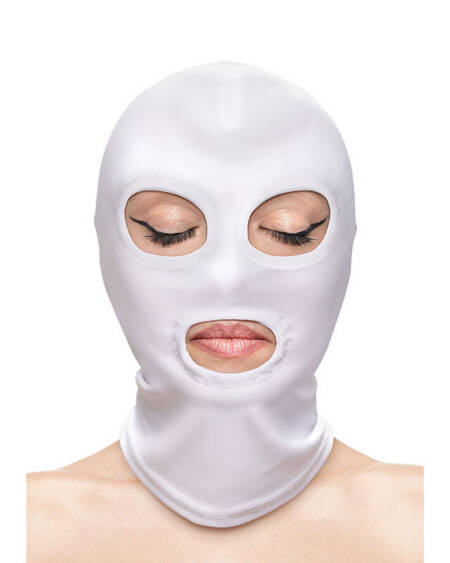 NS NOVELTIES - FETISH & FASHION AUGEN- UND MUNDMASKE NYLON WEISS