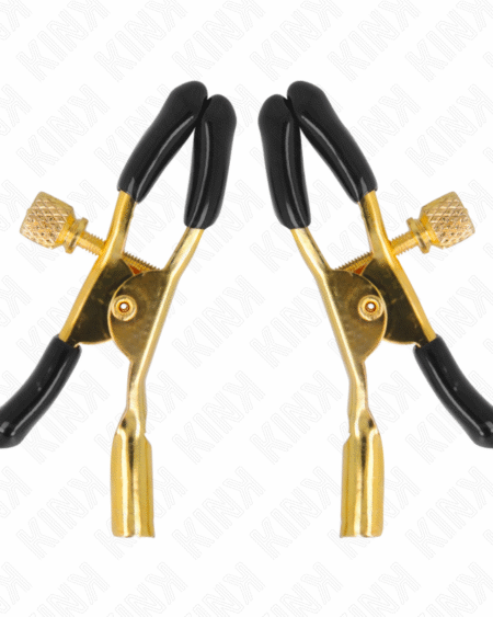 KINK - GOLDENE NIPPELKLEMMEN 6 CM