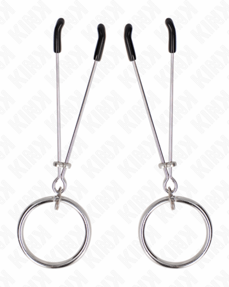 KINK - DÜNNE NIPPELKLEMMEN MIT O-RING 7 CM