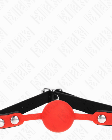 KINK - ROTER SILIKONBALL 4 CM KNEBEL 60 x 2 CM