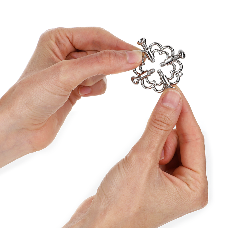 KINK - METALLISCHE BLUMEN-NIPPELKLAMMERN – Bild 2