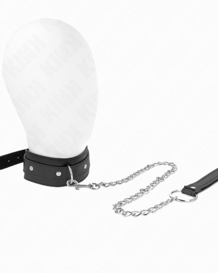 KINK - HALSKETTE MIT LEINE 65 CM 1 RING VERSTELLBAR 38-49 CM X 5 CM