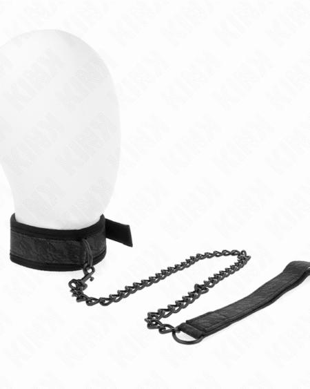KINK - BASISMODELL HALSBAND MIT LEINE 77 CM MODELL 5 VERSTELLBAR 34-54 CM X 5 CM