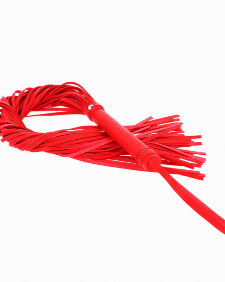 KINK - ROTE WEICH-PVC-PEITSCHE 70 CM