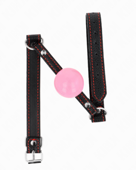 KINK - ROSÉGOLD-KUGEL 4 CM KNEBEL 60 x 2 CM