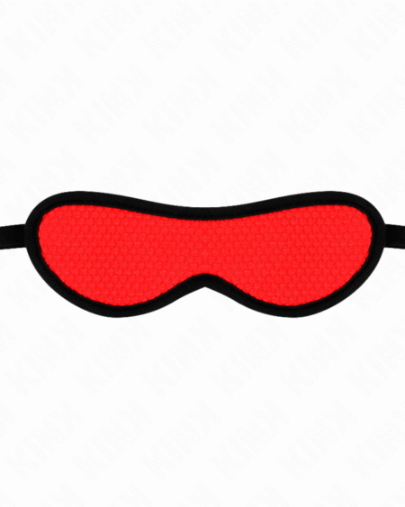 KINK - SCHUPPENTEXTURBANDAGE MIT ROT ABGEDECKTEM RAND 20 x 7 CM