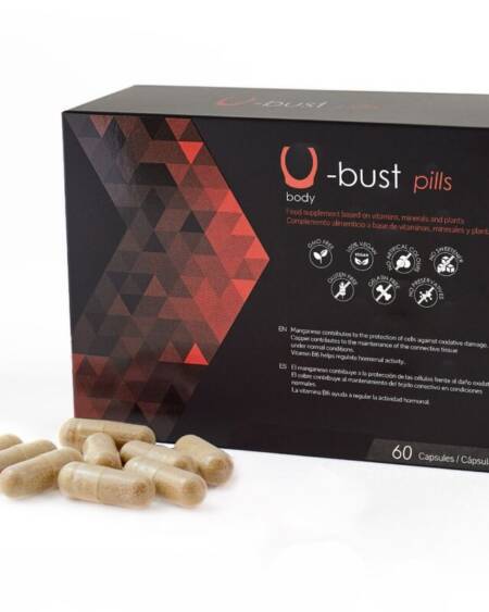 500 COSMETICS - U-BUST BRUSTVERGRÖSSERUNGSKAPSELN - 60 KAPSELN