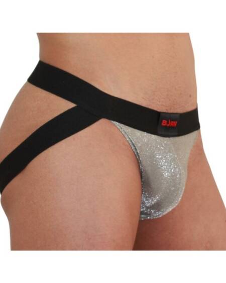 BURN - 001 JOCK GLÄNZEND BEIGE / SCHWARZ M