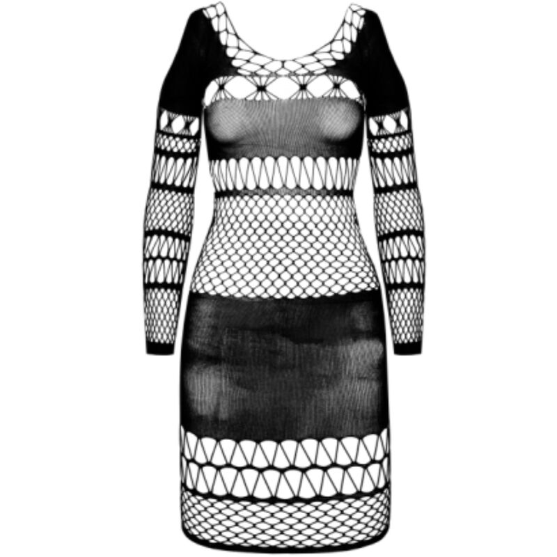 PASSION - BS 105 BODYSTOCKING SCHWARZ EINE GRÖSSE – Bild 3