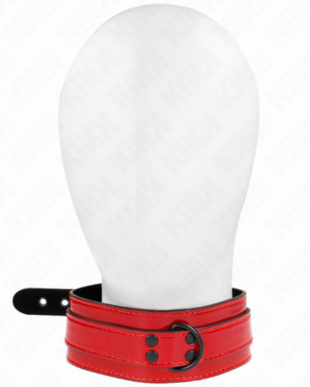 KINK - WEINROTE VERSTELLBARE HALSKETTE 37,5-49,5 CM X 5 CM