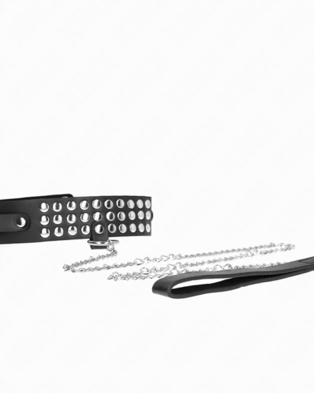 KINK - HALSKETTE MIT BAND 65 CM GLÄNZEND VERSTELLBAR 37-42 CM X 5,3 CM