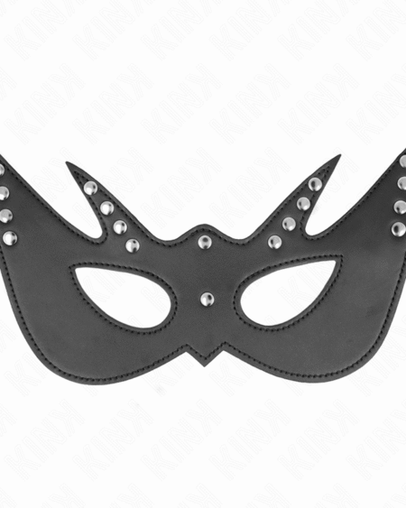 KINK - FLEDERMAUSMASKE MIT NIETEN 23 x 15 CM