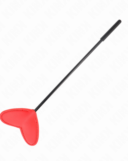 KINK - ROTE HERZFÖRMIGE PALETTE 33 X 10 CM