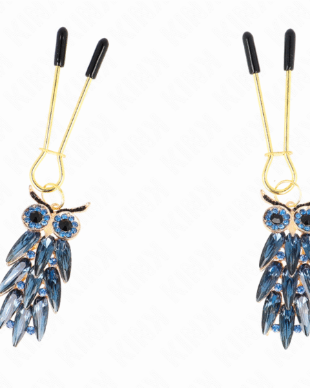 KINK - NIPPELKLEMMEN MIT EULENANHÄNGER 6 CM