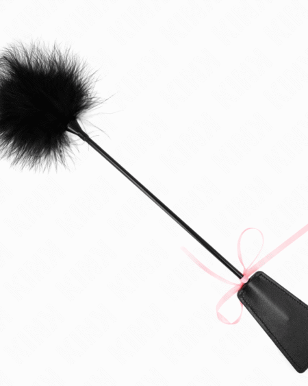 KINK - TICKLE FEATHERS MIT ROSA SCHLEIFE 49 CM