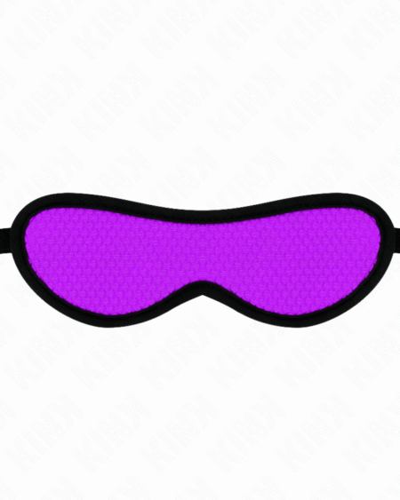 KINK - SCHUPPENTEXTURBANDAGE MIT VIOLETT ÜBERZOGENEM RAND 20 x 7 CM