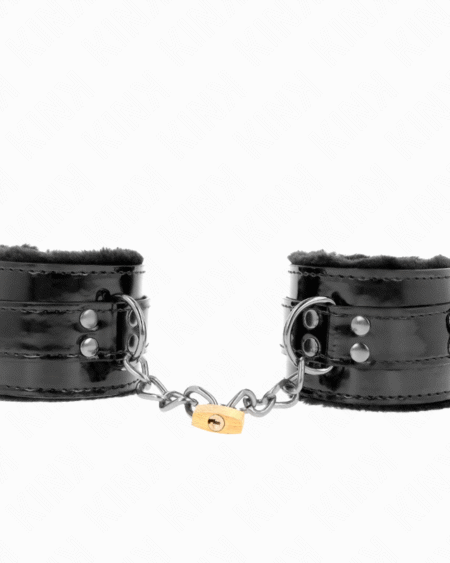 KINK - LEICHTE HANDGELENKSFESSELN MIT KUPFERSCHLOSS, VERSTELLBAR 17-29 CM X 5,5 CM