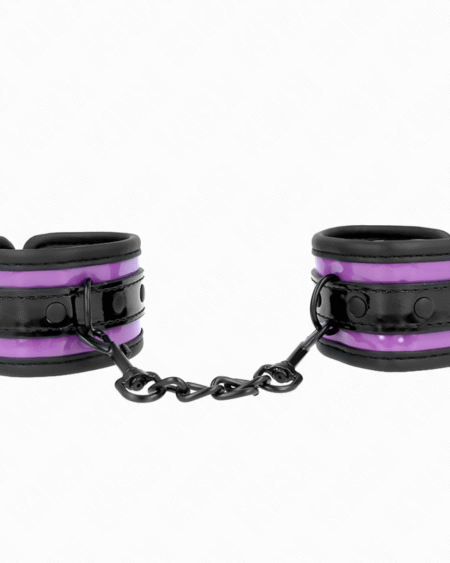 KINK - NEOPREN HANDGELENKFESSELN HELLLILA VERSTELLBAR 21-28 CM X 5 CM