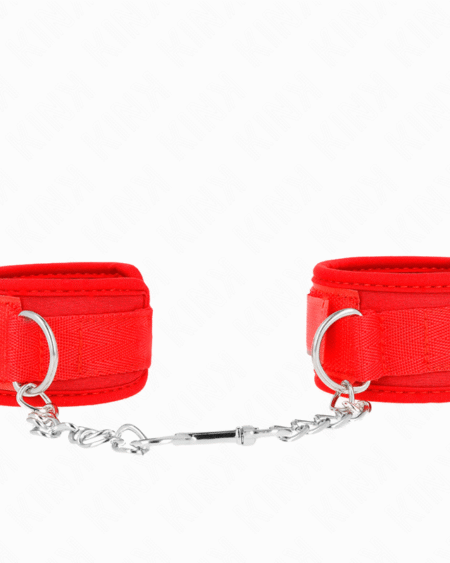 KINK - NEOPREN HANDGELENKFESSELN ROT 42 X 5 CM