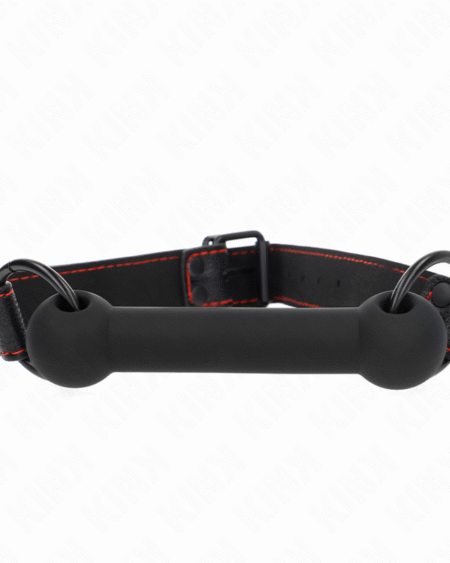 KINK - KNOCHENGAG MIT KUNSTLEDERGURT SCHWARZ VERSTELLBAR 41-57 CM