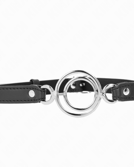 KINK - KNEBEL MIT MEHREREN O-RINGEN 5 CM SCHWARZ 63 X 2,5 CM