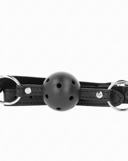 KINK - HOHLHARTER SCHWARZER BALL 4,5 CM GAG MODELL 1 63,5 X 2 CM