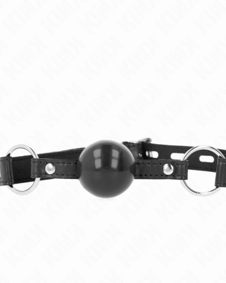 KINK - SCHWARZER TPE-BALL 4 CM Knebel 60 x 2 CM