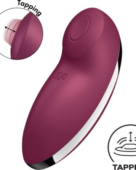 SATISFYER - TAP & CLIMAX 2 VIBRATOR & STIMULATOR ROT