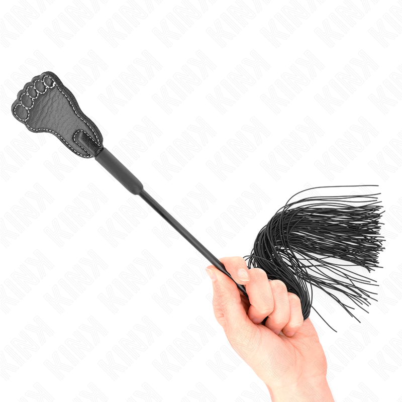 KINK - FUßFÖRMIGE PADDEL MIT QUASTENPEITSCHE 31 CM – Bild 4