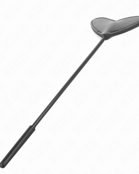 KINK - SCHWARZE HERZFÖRMIGE PALETTE 33 X 10 CM