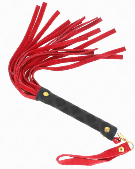 KINK - ROTE WILDLEDER MINI-PEITSCHE 30 CM