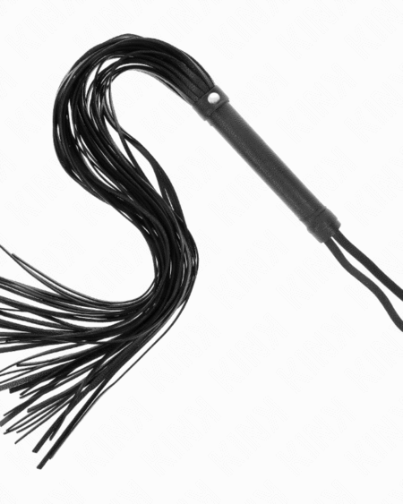 KINK - SCHWARZE WEICH-PVC-PEITSCHE 70 CM